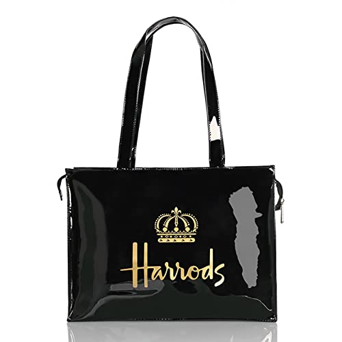 ATMACA Zaino Borsa Per La Spesa Riutilizzabile Ecologica Ecologica London Lady Shopper Borsa Di Grande Capacità Di Borsetta Impermeabile