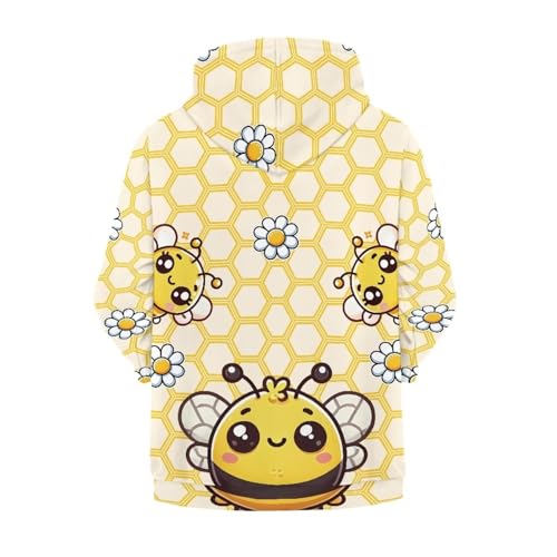 Boys Girls Zip Up Hoodies Printed Cool Casual Hooded Sweatshirt Jacket Fall Sports Shirts with Pockets2