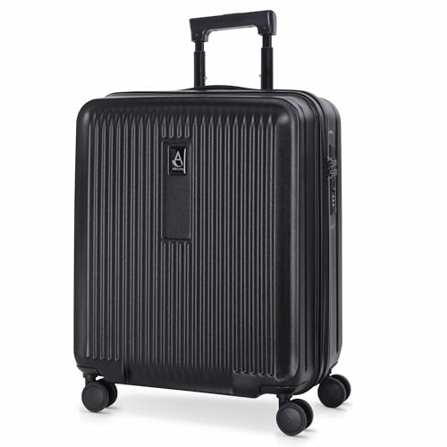 Aerolite M-Lite - Maleta rígida de Polipropileno 4 Ruedas silenciosas, portavasos para Bebidas y...
