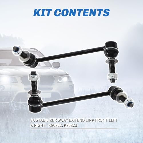 Rockplanet Stabilizer Sway Bar Link Front Compatible With Dodge Challenger Charger Magnum RWD Chrysler 300 Sway Bar End Links, K80822 K80823