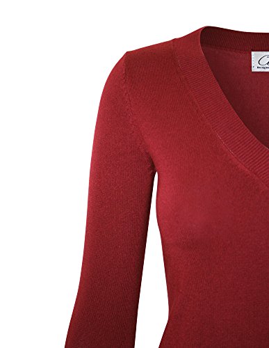 Image of Cielo Women's Solid Soft Stretch Pullover Knit Sweater