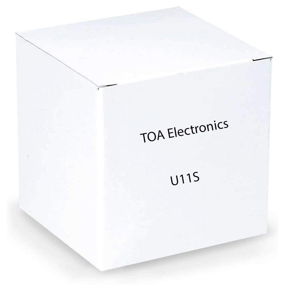 TOA U-11S Unbalanced Line Input Module with Mute-Receive and Removable Terminal Block Connector, Gain Faceplate Controls, Mute Bus Selection PCB Controls, Use for Adjacent Sources