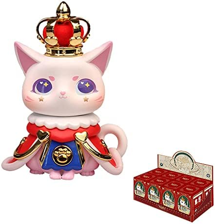 Aven Rabbit MIO Court Cat Blind Box Toys for Girls Kawaii Figures Action Cute Model Birthday Gift Guess Blind Bag Random Collection Toys Collectible Desktop Ornaments（8 Pack）