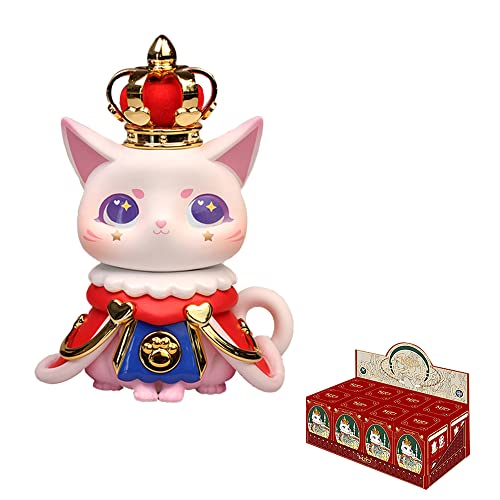 Aven Rabbit Mio Court Cat Blind Box Toys For Girls Kawaii Figures Action Cute Model Birthday Gift Guess Blind Bag Random Collection Toys Collectible Desktop Ornaments（8 Pack） #TOP2