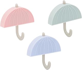 BUGUUYO Magnetic Hooks 3pcs Magnet Hooks Wall Hanging Hooks for Hanging Umbrella Fridge Sticker Hook up