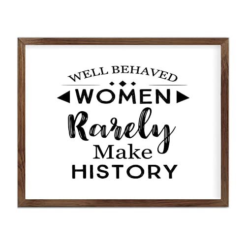 Plaque bois avec citations féministes, décoration de ferme 40x50 cm idée cadeau