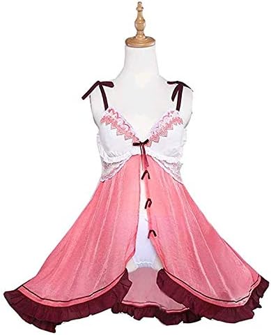 Amazon Kerr Cos コスプレ衣装 レム ランジェリー ロリータ風 誕生日 バースデー 変装 コスチューム ハロウィン 仮装 イベント パーティー お祭り M コスプレ 仮装 通販