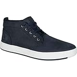 Timberland Davis Square F/L Chukka Botas de Moda para Hombre, Azul (Navy Nubuck), 43 EU