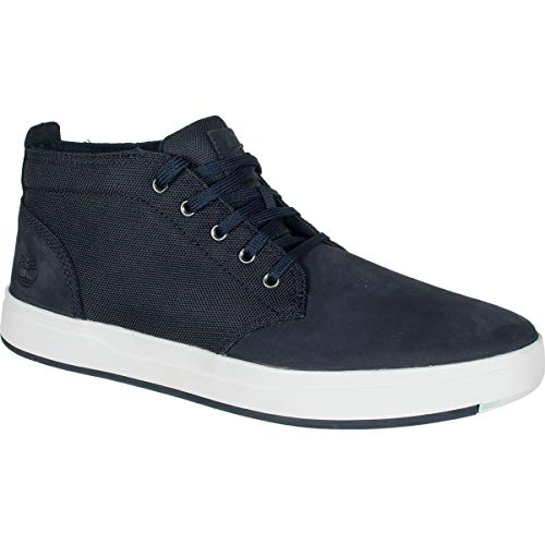 Timberland Men's Davis Square Chukka Shoes, Navy Nubuck, 9 Medium