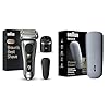 Braun Series 9 PRO+ Electric Shaver, 5 Pro Shave Elements & Precision Long Hair Trimmer, & Powercase, compatible with Series 8 and 9 Electric Shavers, charges for up to 6 weeks