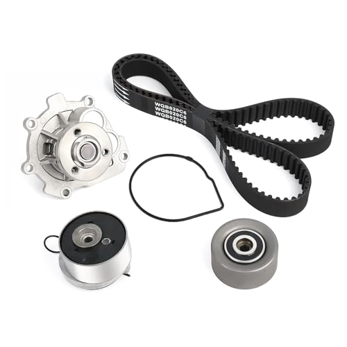 Timing Belt Water Pump Kit fits for 2012-2014 for Chevrolet Cruze, 2012-2013 for Chevrolet Sonic, 2009-2011 for Aveo, for Aveo5, 2009-2010 for Pontiac G3, 2008 2009 for Suzuki Swift+ 1.6L 1.8L