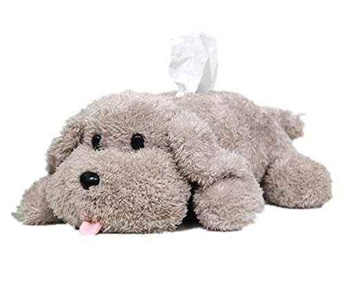 TheFound Anime Plush Tissue Tray Box Cover Toys Dog Tissue Case Napkins Paper