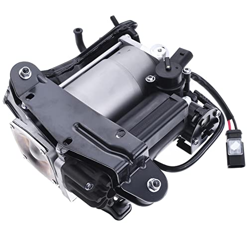 Frankberg Luftfederung Kompressor Mit Halterung Kompatibel mit XJ X350 X358 2.7L-4.2L Stufenheck 2003-2009 Replace# C2C22825