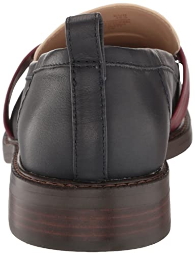 Sam Edelman Women's Christy Loafer, Baltic Navy/Modern Ivory/Bordeaux, 9.5 #TOP2