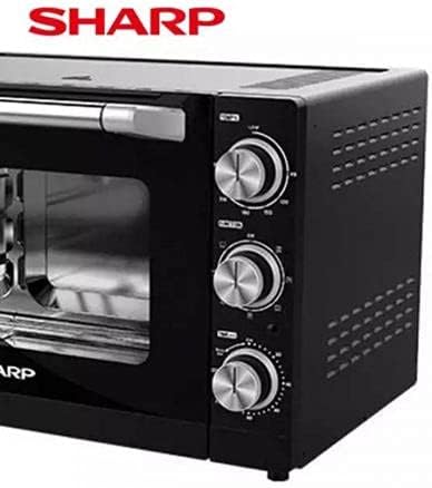 Sharp 70L Electric Oven side view with logo