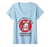 Raccoon I Really Love Strawberry Milkshake