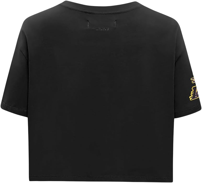 Pro Standard NBA Womens Womens NBA Mash Up Cotton Short Sleeve Boxy Tee - Image 2