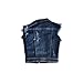 LINJXCMUXU 1:12 Scale Action Figure Clothes,Denim Vest for 6inch Male Action Figures,1/12 Miniature Doll Cloth-Only Vest (Denim Vest-Style A)