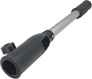 Pactrade Marine Boat Tiller Handle Extension Ergonomic Grip Anodized Aluminum Tubing Suitable for Outboard and Hand-Operated Universal Trolling Motor (Fixed Length 17.5")