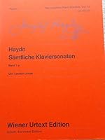 Complete Piano Sonatas Volume 1Edited from the sources by Christa Landon and revised by Ulrich Leisingerpiano (Wiener Urtext) 3850556530 Book Cover