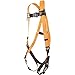 Miller Titan by Honeywell Titan ll Non-Stretch Full Body Safety Harness with Mating Buckle Chest Strap & Tongue Buckle Leg Straps, Universal Size-Large/XL, 400 lb. Capacity (T4500/UAK), Orange