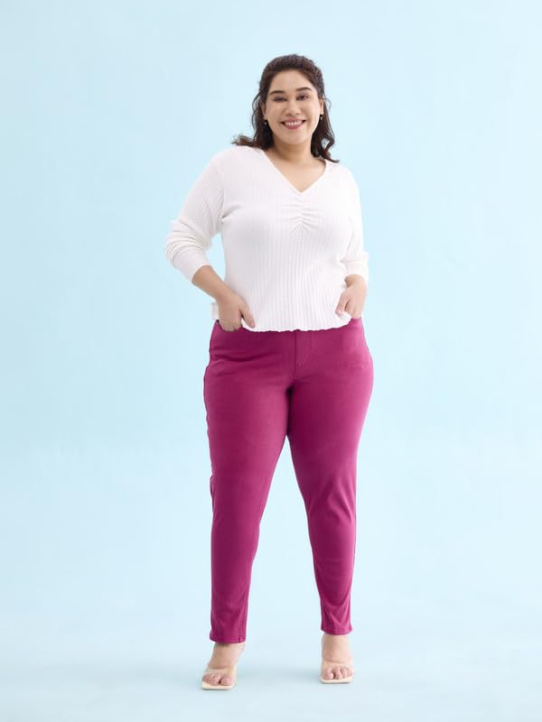 Image of GO COLORS Women Mid Rise Premium Straight Jeans