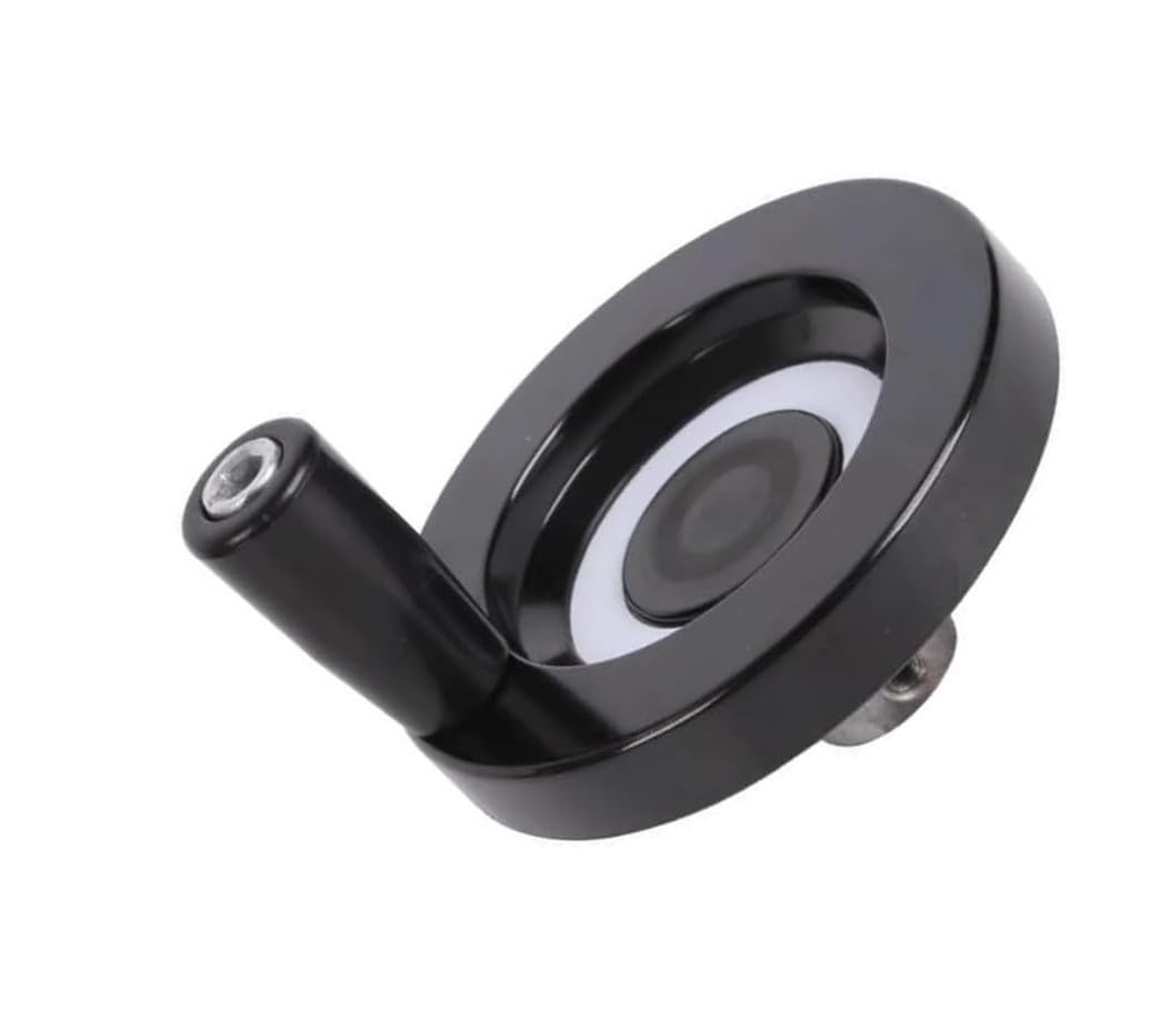 Aiuesvzxi One Color 1Pc Black Control Handwheels With Rotating Handle, Solid Handwheel Bakelite For Lathe Machine 63Mm 80Mm(10Mmx80mm)