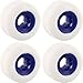 Powerflex Skateboards Gumball White / Blue Skateboard Wheels - 60mm 83b (Set of 4)