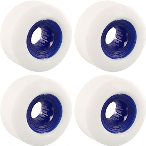 Powerflex SkateboardsGumball White/Blue Skateboard Wheels - 58mm 83b (Set of 4)