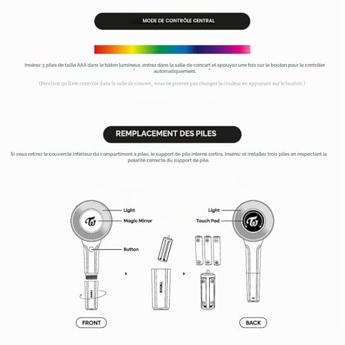 Twice Candybong Bâton lumineux officiel – vue 6