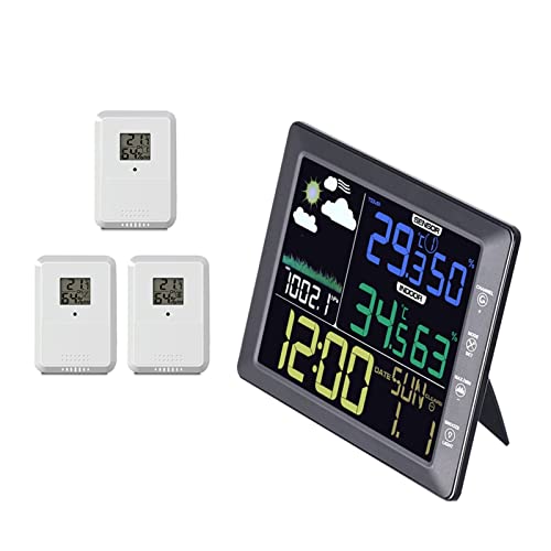 Station météorologique sans fil avec capteur de température et humidité pour prévisions