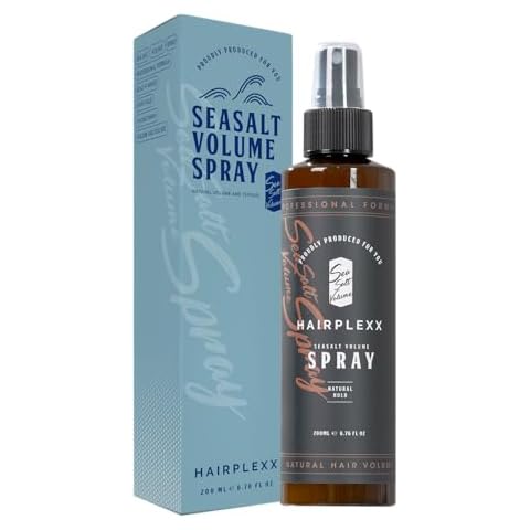 Hairplexx Sea Salt Volume Hair Spray for both Men and Women, Natural Thick and Volumizing Hair Look with Matte Finish and Natural Hold, Paraben Free - 6.76 Fl Oz (Pack of 1) Cover