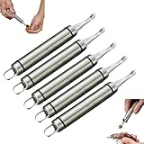 Videur multifonction en acier inoxydable, extracteur de ligne de crevettes, outil pratique pour les crevettes et grattoirs alimentaires, résistant à la rouille et facile à nettoyer pour les amateurs