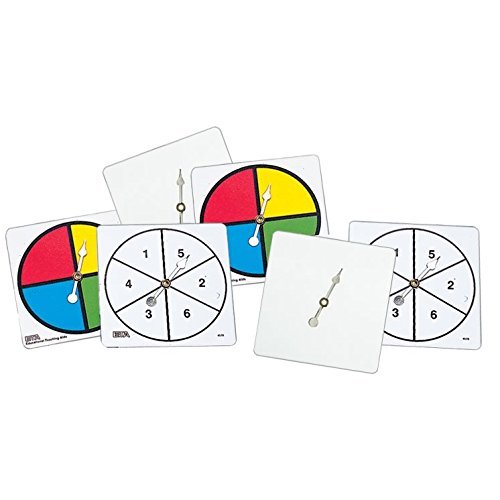 hand2mind Assorted Spinners Classroom Set, Probability