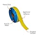 SmartSign Yellow 2 inch x 100 feet Floor Marking Tape, 32 mil Vinyl Floor Tape, Superior Mark Industrial Use Safety Tape with Beveled Edges, Strong Adhesive, for Gym/Warehouse/Courts