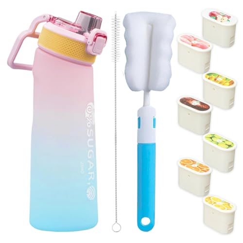 Onperpoe Borraccia da 700 ml, senza BPA, con 7 capsule di...