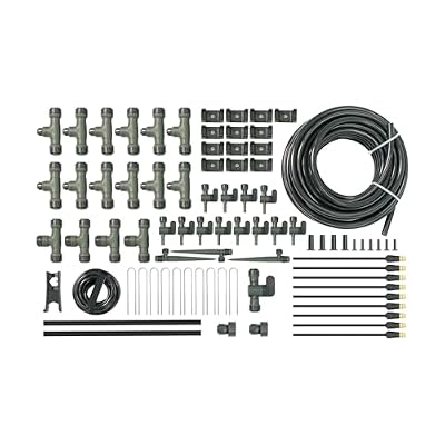 Vego Garden Irrigation Kit - Drip Irrigation System for Raised Garden Beds, Efficient Watering Solution for Vegetables, Flowers, and Plants, Easy DIY Installation (Large)