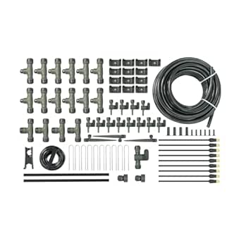 Vego Garden Irrigation Kit - Drip Irrigation System for Raised Garden Beds, Easy DIY Installation, 25ft Tubing