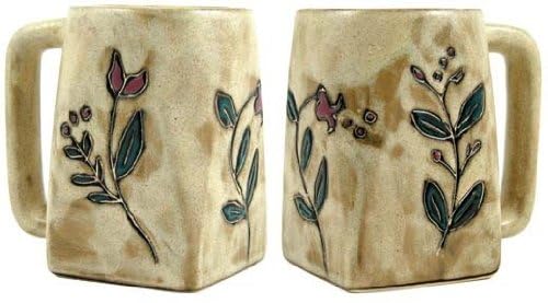Set de dos mugs cuadrados de cerámica 12 Oz miniatura 2