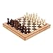 Schachfiguren Schachbrett Hölzerner Schach-Set Zusammenklappbare Magnetische Reiseschachfiguren Leichtgewicht Für Erwachsene Anfänger Kinder Hochwertig schachspiel (Color : Brown)