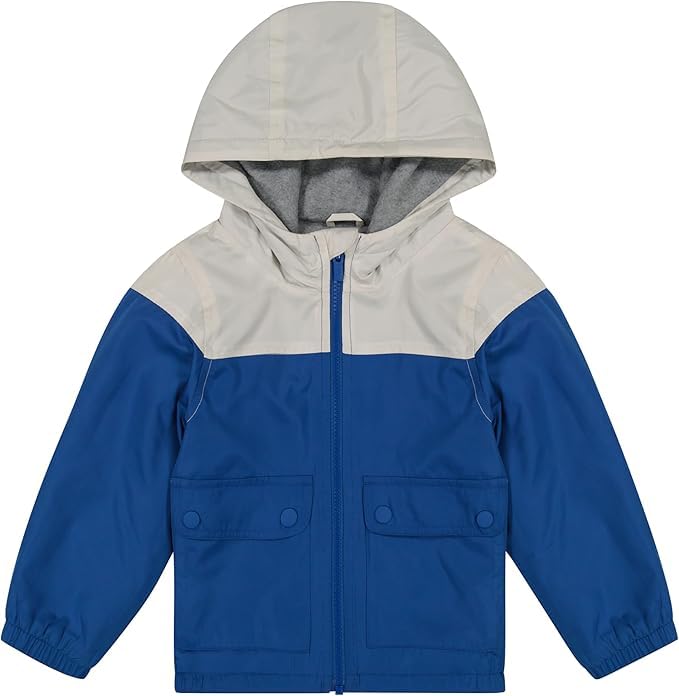 Image of Carter's Baby Boys' Midweight Water-Resistant Fleece-Lined Jacket with Snap Pockets