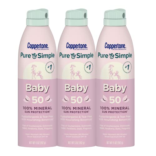 Reviews for Coppertone Pure and Simple Baby Spray Sunscreen SPF 50