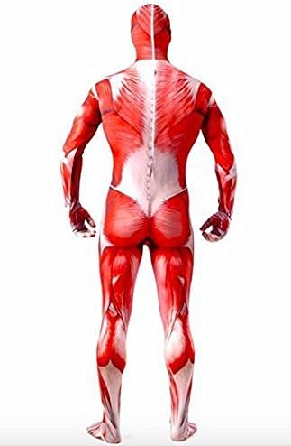 [masahiko] 進撃の巨人 超大型巨人 全身タイツ コスチューム 人体模型 ハロウィン パーティ コスプレ