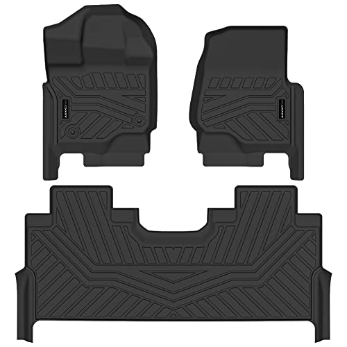 AUXKO All Weather Floor Mats for 2026-2015 Ford F150 & Lightning Supercrew by AUXKO - Used condition - Image 2
