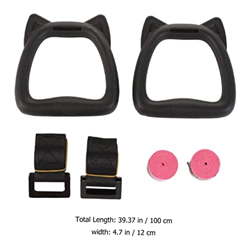 Anillas de gimnasia con correas para ejercicio y pull-up miniatura 5