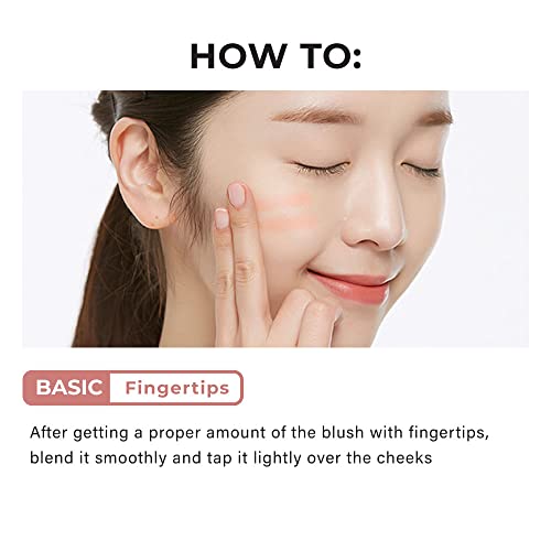 A'pieu Juicy-Pang Jelly Blusher (Be02) - Velvety Finish - Easy Blending Blusher - Delicate Look - K-Beauty #TOP6