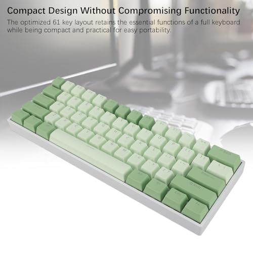 Teclado Mecánico 60% ASHATA4dwx1unkys USB cableado miniatura 2