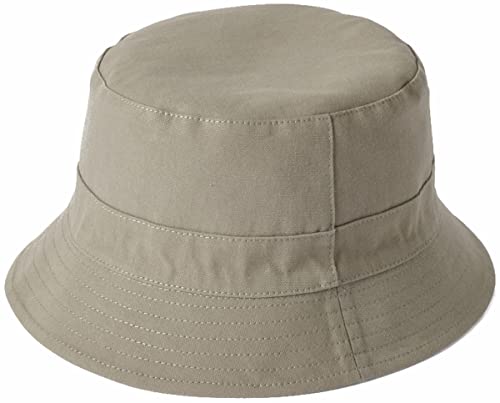 Chapeau Bob en Coton Réversible Mastic Chapeau de Pluie Soleil Pliable