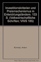 Investitionskriterien Und Preismechanismus in Entwicklungslandern 3428026497 Book Cover
