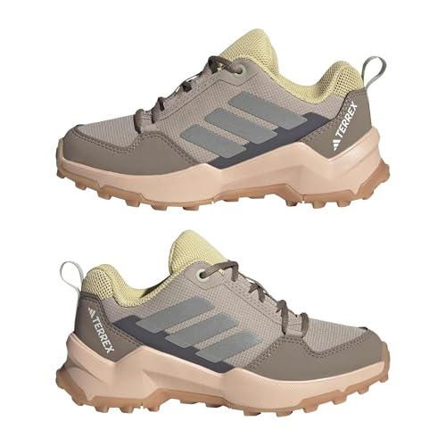 adidas Unisex Kinder Terrex Ax4R Hiking Shoes, Gum10/Semi Impact Orange/Wonder Taupe, 34 EU